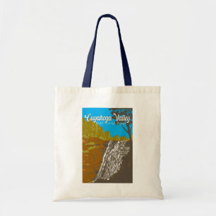 Tote Bag Parc national de la vallée de Cuyahoga Illustratio