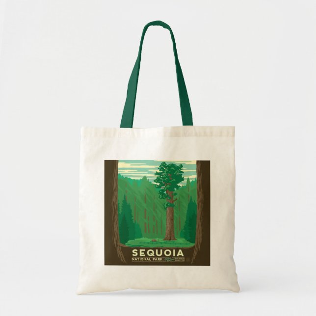 Tote Bag Parc national de Sequoia (Devant)