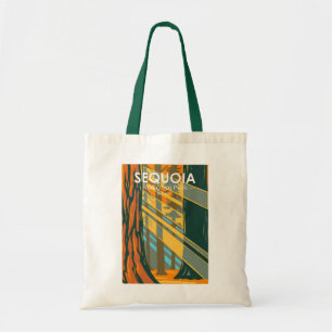 Tote Bag Parc national de Sequoia Sequoia Arbres géants