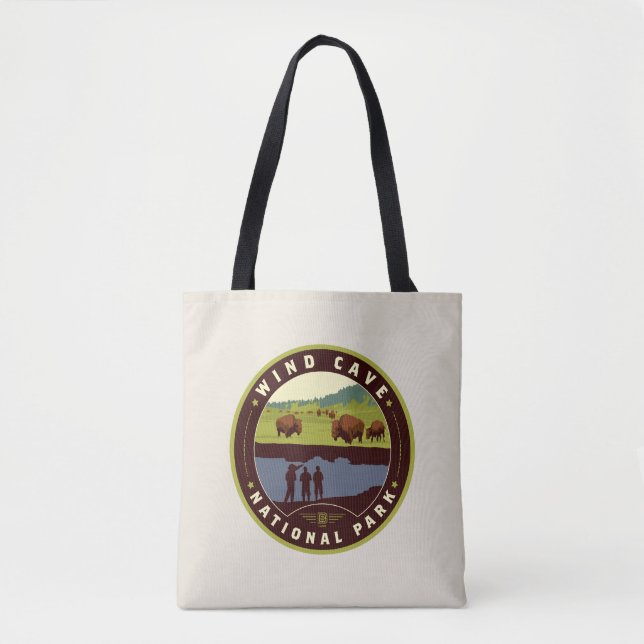 Tote Bag Parc national de Wind Cave (Devant)