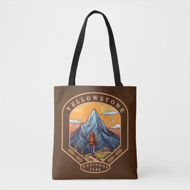 Tote Bag Parc national de Yellowstone (Devant)