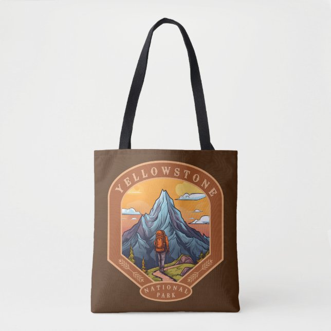 Tote Bag Parc national de Yellowstone (Devant)