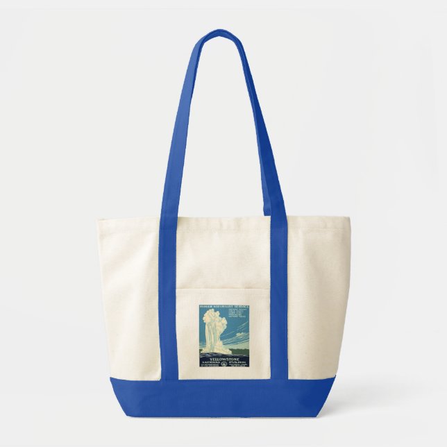 Tote Bag Parc national de Yellowstone (Devant)