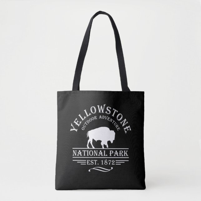 Tote Bag Parc national de Yellowstone (Devant)