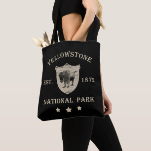 Tote Bag Parc national de Yellowstone vintage