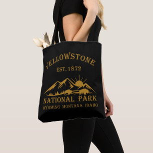 Tote Bag Parc national de Yellowstone vintage