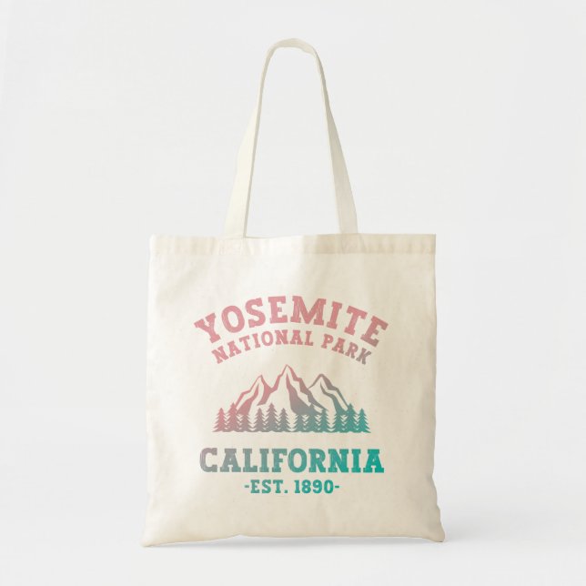 Tote Bag Parc national de Yosemite Californie Randonnée Gra (Devant)