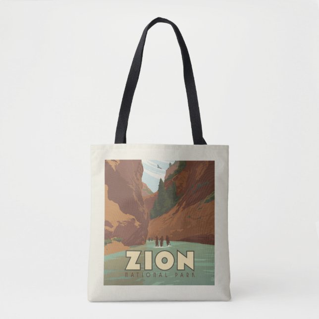 Tote Bag Parc national de Zion | Les Étroits (Devant)