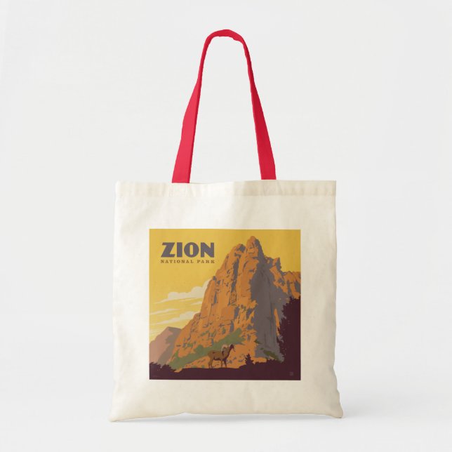 Tote Bag Parc national de Zion | Ram (Devant)