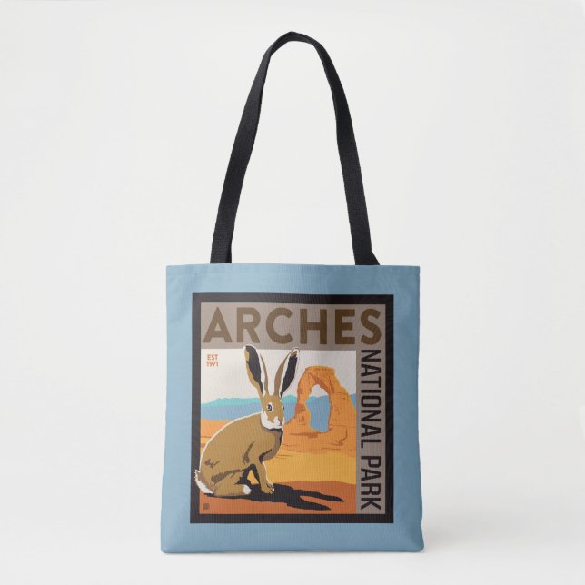 Tote Bag Parc national des Arches, Utah | Jacklapin (Devant)
