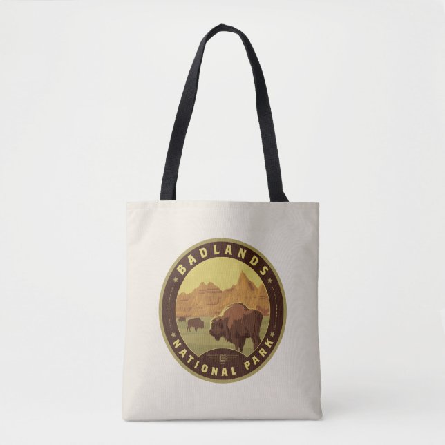 Tote Bag Parc national des Badlands (Devant)