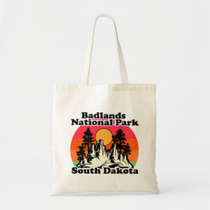 Tote Bag Parc national des Badlands vintage