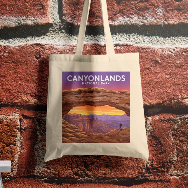 Tote Bag Parc national des Canyonlands vintage (Créateur téléchargé)