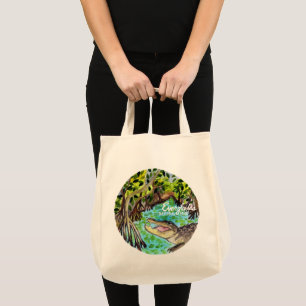 Tote Bag Parc national des Everglades Aquarelle Peinture Ar