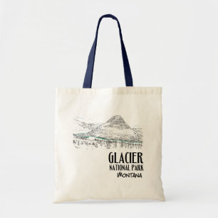 Tote Bag Parc national des Glaciers Lac caché Montana
