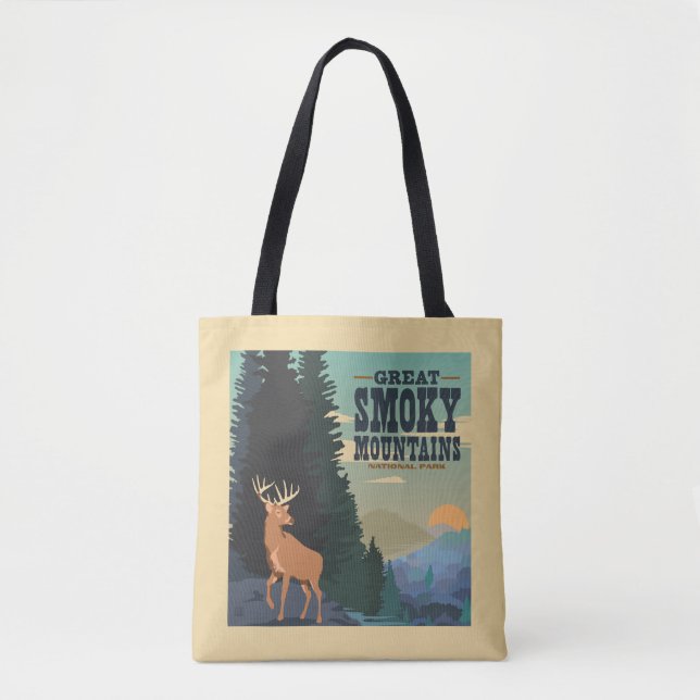 Tote Bag Parc national des Great Smoky Mountains (Devant)