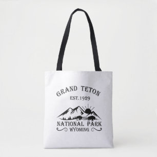 Tote Bag Parc national des montagnes Grand Teton Wyoming