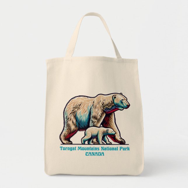 Tote Bag Parc national des Monts-Torngat Canada (Devant)