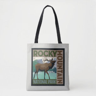 Tote Bag Parc national des Rocheuses Elk