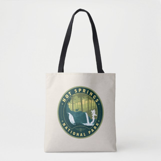 Tote Bag Parc national des sources chaudes (Devant)