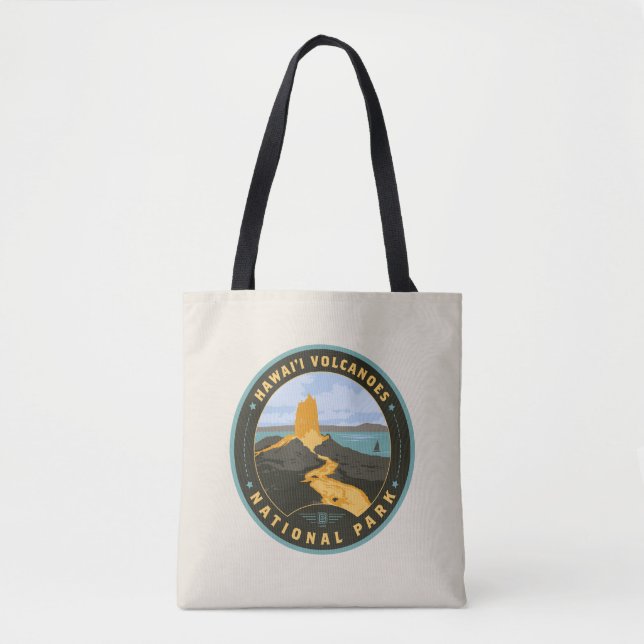 Tote Bag Parc national des volcans d'Hawaii (Devant)