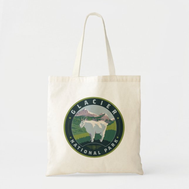 Tote Bag Parc national du Glacier (Devant)