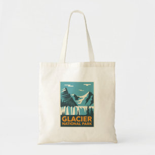 Tote Bag Parc national du Glacier vintage
