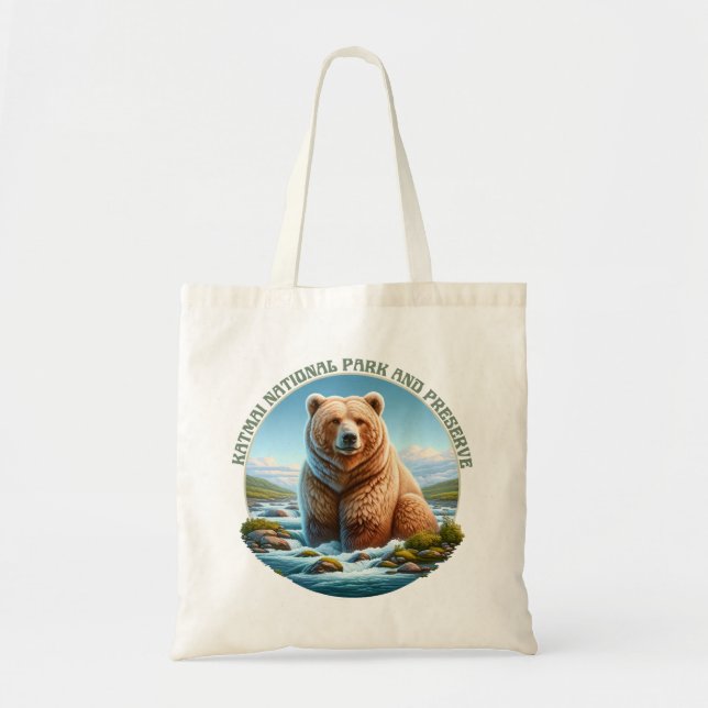 Tote Bag Parc national et réserve de Katmai (Devant)