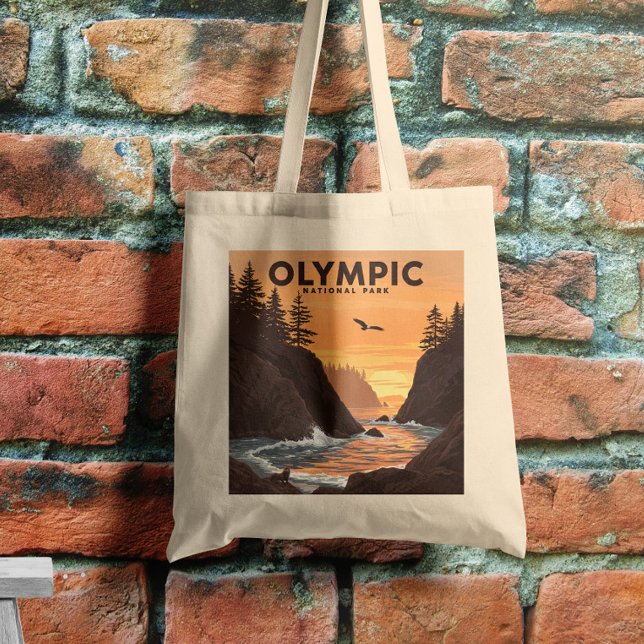Tote Bag Parc national olympique vintage (Créateur téléchargé)