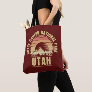 Tote Bag Parc national Retro Bryce Canyon Utah