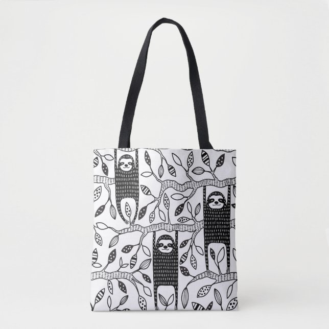 Tote Bag Parcelles réfrigérées : Motif animal mignon. (Devant)