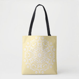 Tote Bag Parchment Mandala