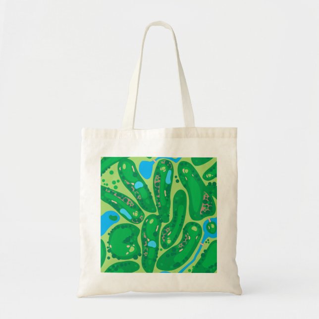 Tote Bag parcours de golf par green de golf (Devant)
