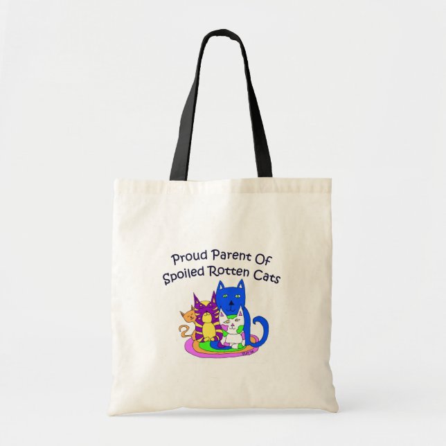 Tote Bag Parent fier des chats putréfiés corrompus (Devant)