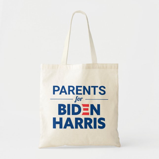 Tote Bag Parents pour Biden Harris Texte personnalisé (Devant)