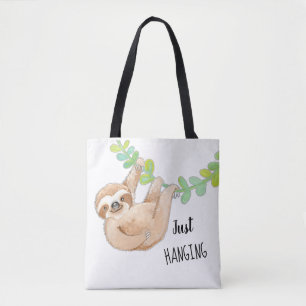 Tote Bag Paresse bottée avec la pointe du pied par trois