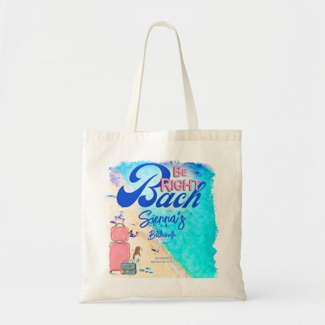 Tote Bag Parfait itinéraire de week-end de jeune fille de B (Devant)