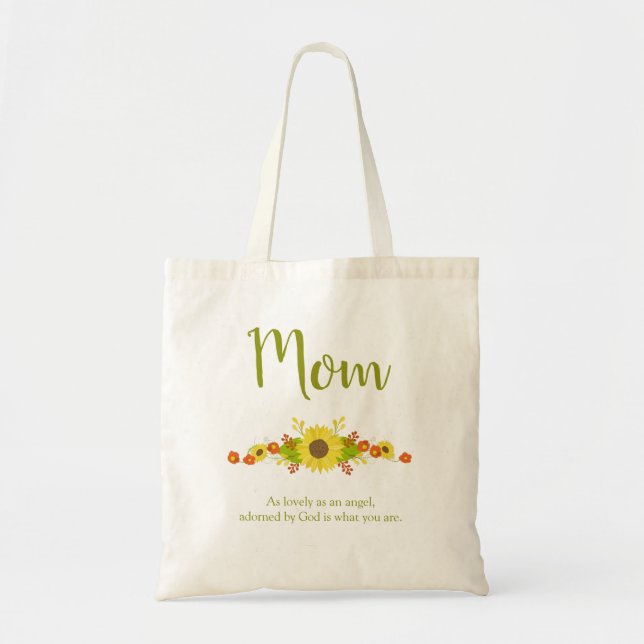 Tote Bag Parfait pour maman tournesol (Devant)