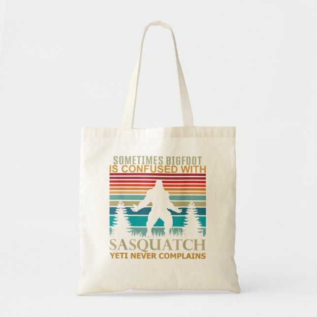 Tote Bag Parfois, Bigfoot est confondu avec Sasquatch Yeti (Devant)