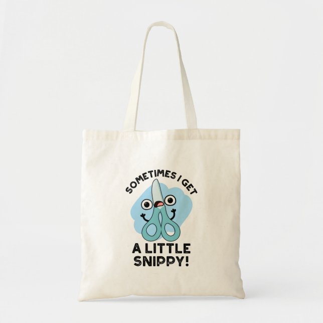 Tote Bag Parfois, J'Ai Un Petit Jeu De Ciseaux Drôle (Devant)