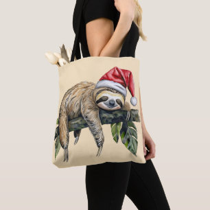 Tote Bag Parfum détendu avec un casquette de Noël 1