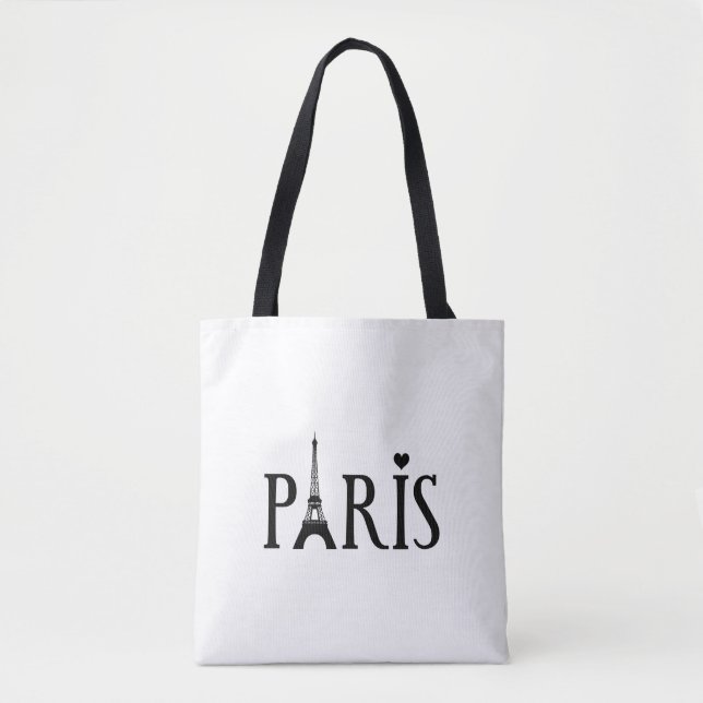 Tote Bag Paris - Art Graphique (Devant)