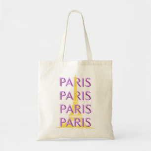 Tote Bag Paris, Art Voyage, Minimaliste, Art Voyage Pastel
