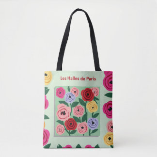 Tote Bag Paris Flower
