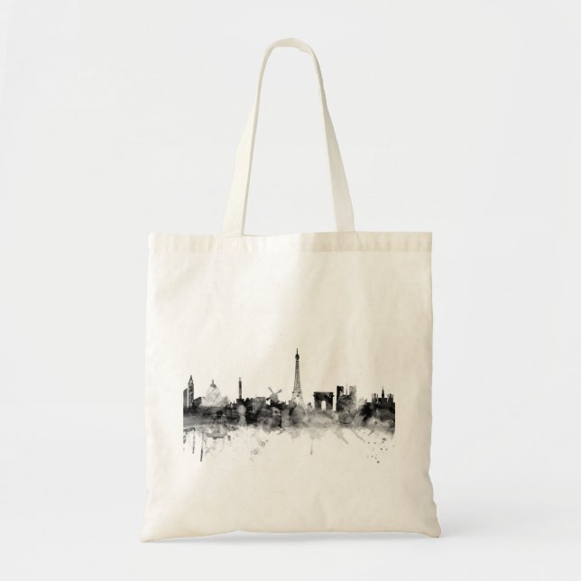 Tote Bag Paris France Skyline (Devant)