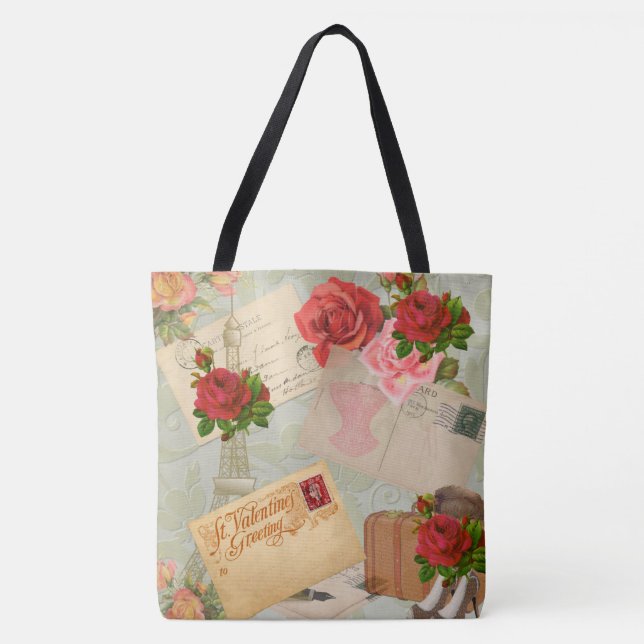 Tote Bag Paris vintage (Devant)