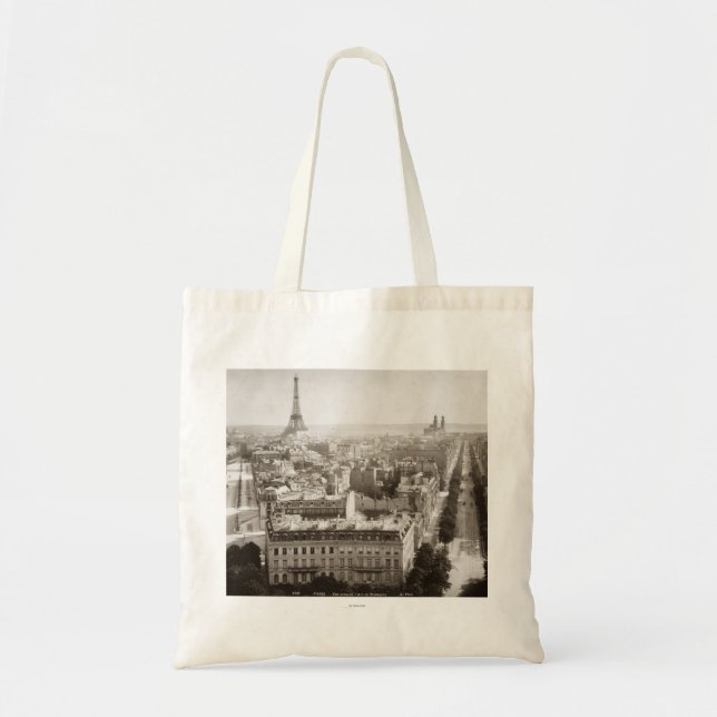 Tote Bag Paris : Vue aérienne, 1900 (Devant)