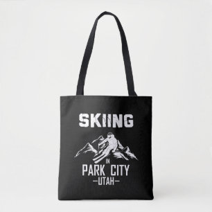 Tote Bag Park City Utah ski