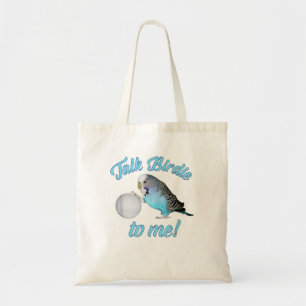 Tote Bag Parlez Birdie à moi Budgie Parakeet Golf TShirt