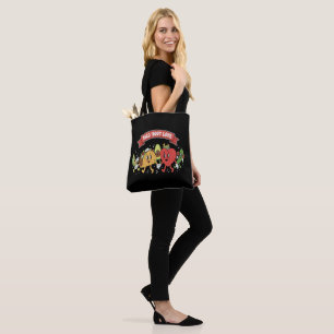 Tote Bag Parlons d'Amour Mignon Dessin Animé Rétro Saint Va